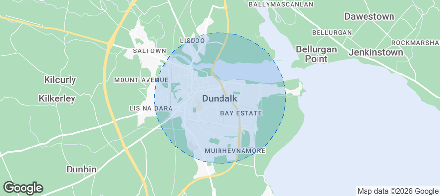 Dundalk Airbnb map